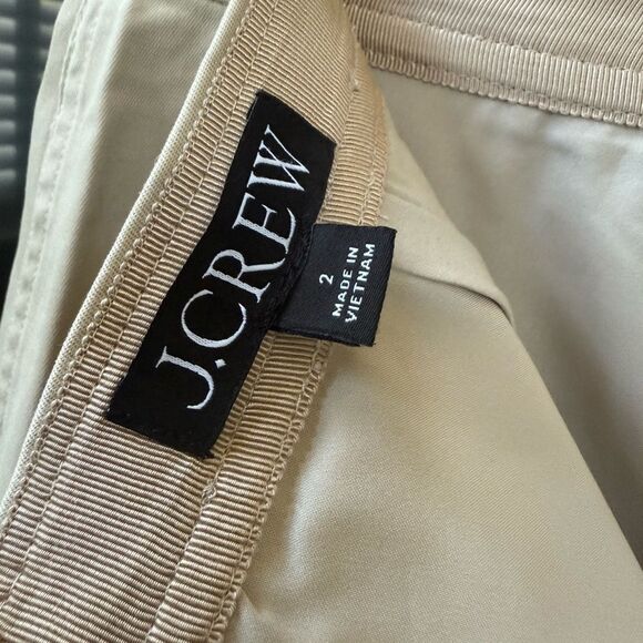 J CREW Natasha Stretch Twill Mini Skirt Size 2 - Picture 5 of 6